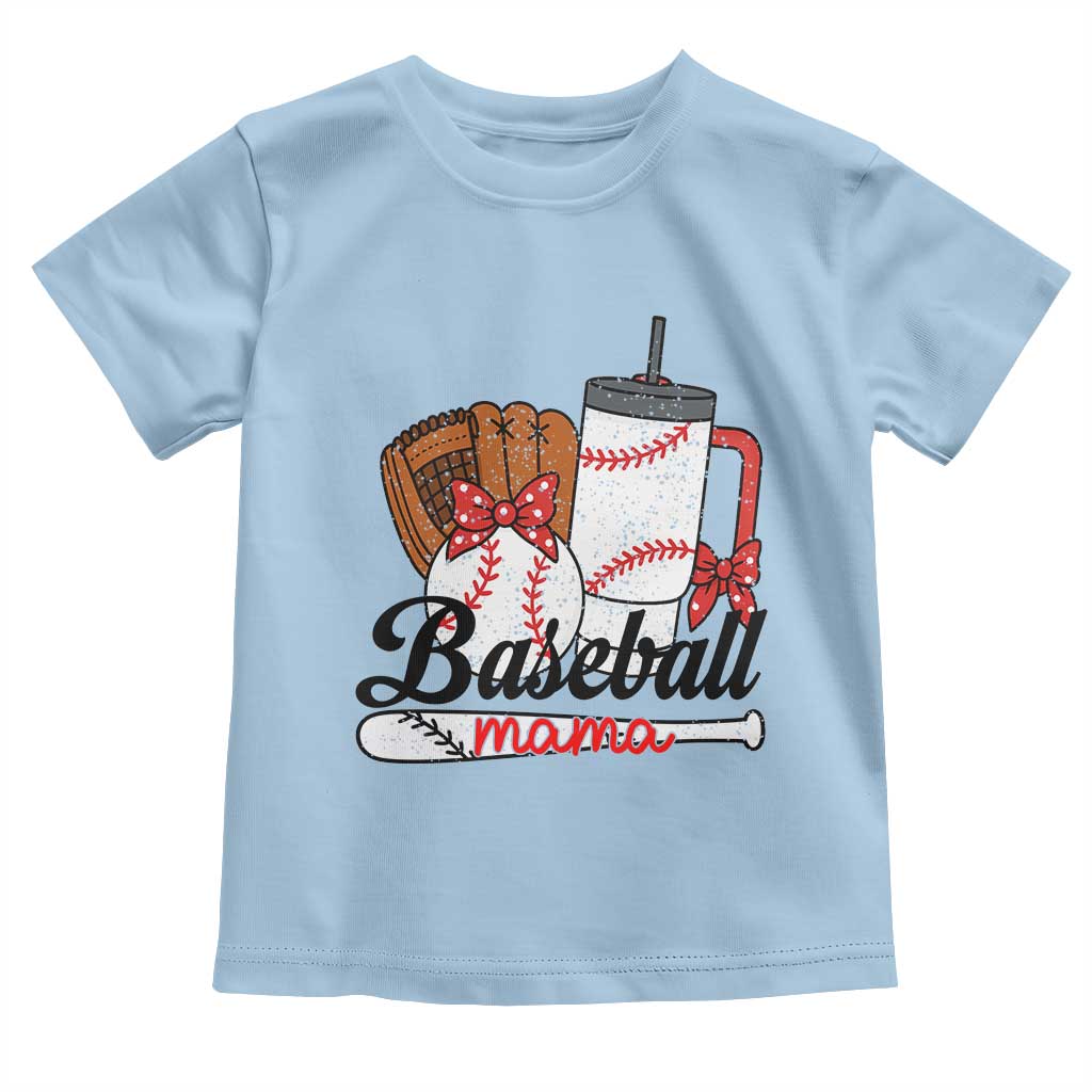 Baseball Mama Toddler T Shirt Funny Sports Mom Life Lover - Wonder Print Shop