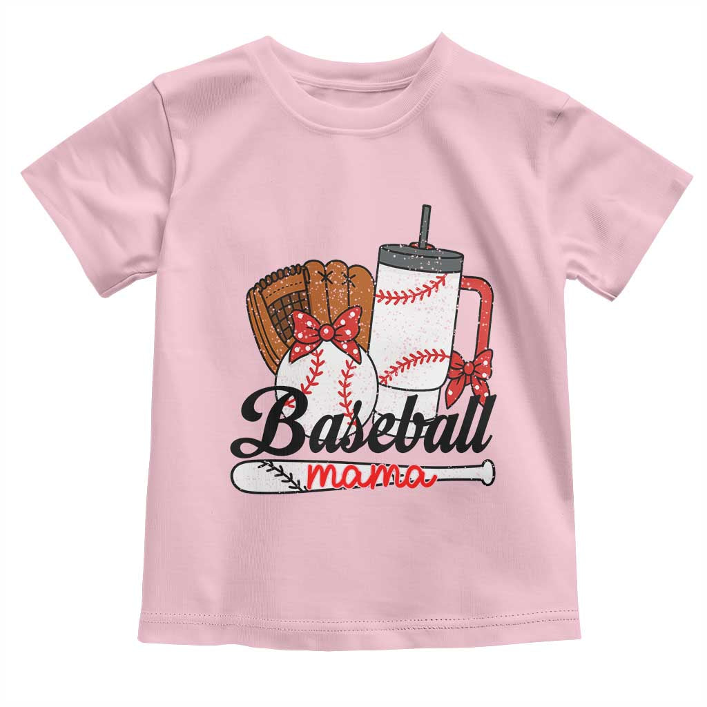 Baseball Mama Toddler T Shirt Funny Sports Mom Life Lover - Wonder Print Shop