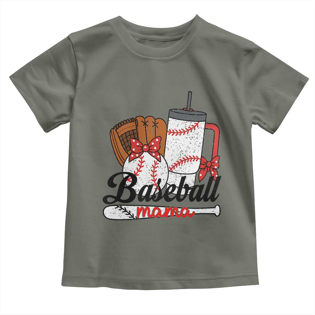 Baseball Mama Toddler T Shirt Funny Sports Mom Life Lover - Wonder Print Shop