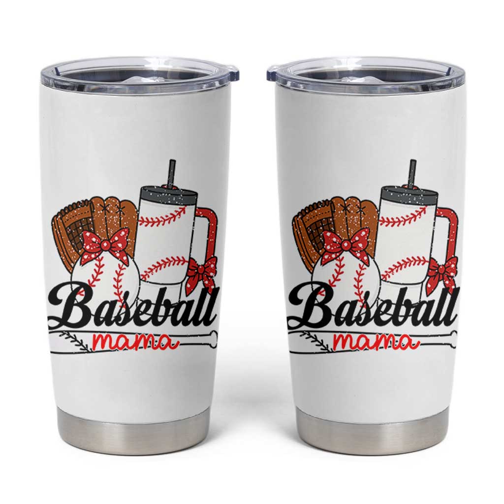 Baseball Mama Tumbler Cup Funny Sports Mom Life Lover