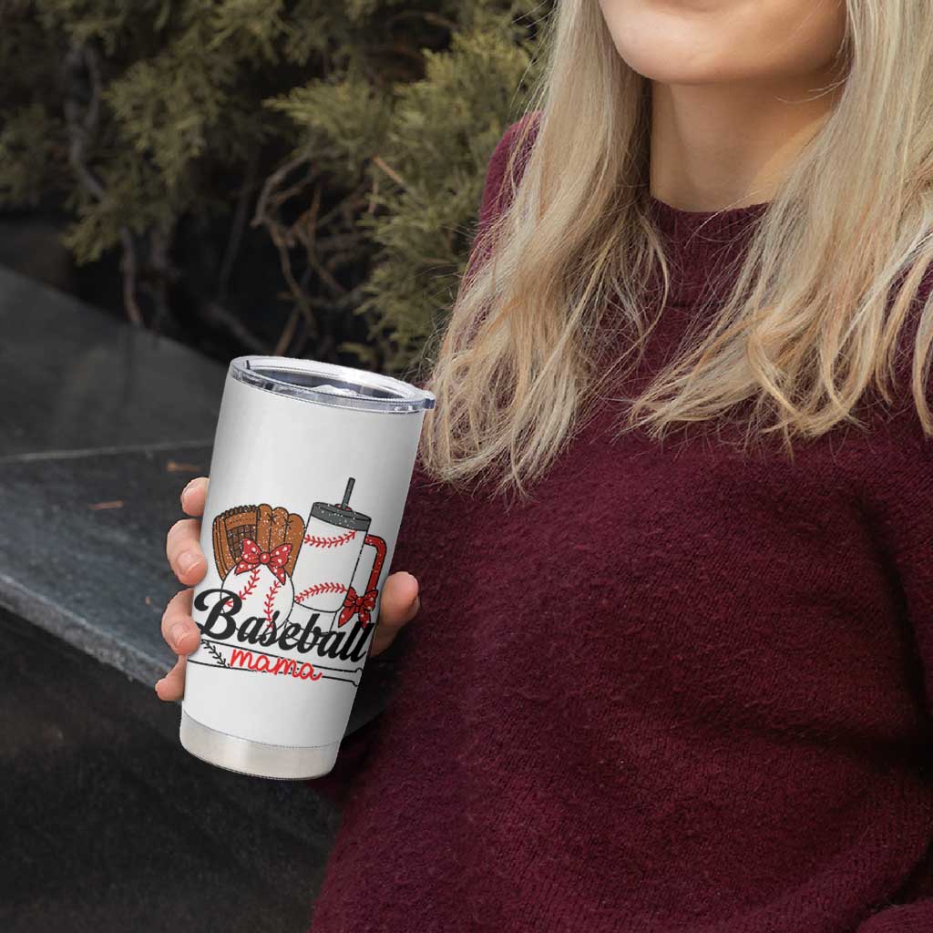 Baseball Mama Tumbler Cup Funny Sports Mom Life Lover