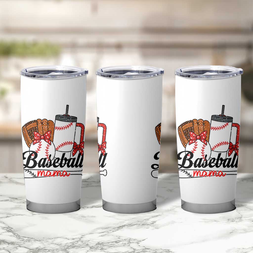 Baseball Mama Tumbler Cup Funny Sports Mom Life Lover