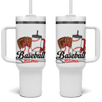 Baseball Mama Tumbler With Handle Funny Sports Mom Life Lover