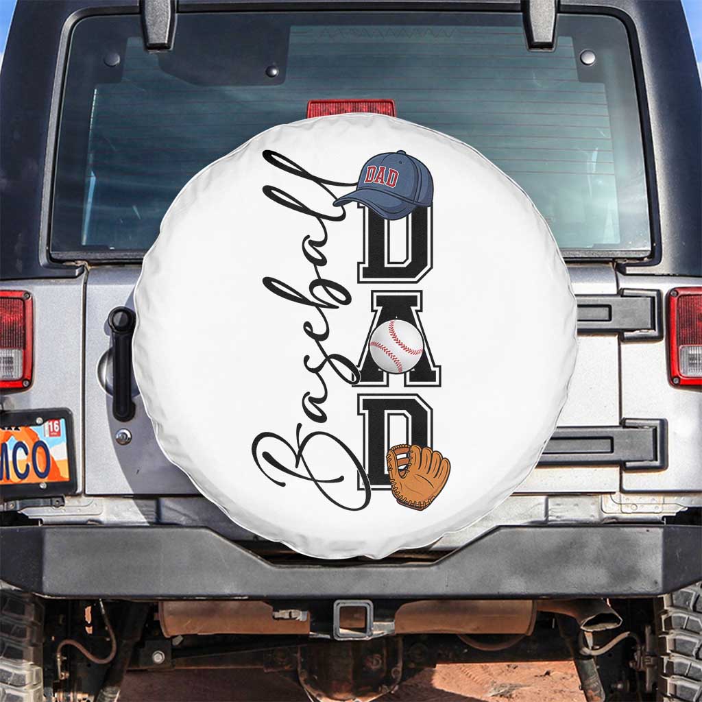Baseball Dad Spare Tire Cover Funny Sports Papa Life Lover - Wonder Print Shop