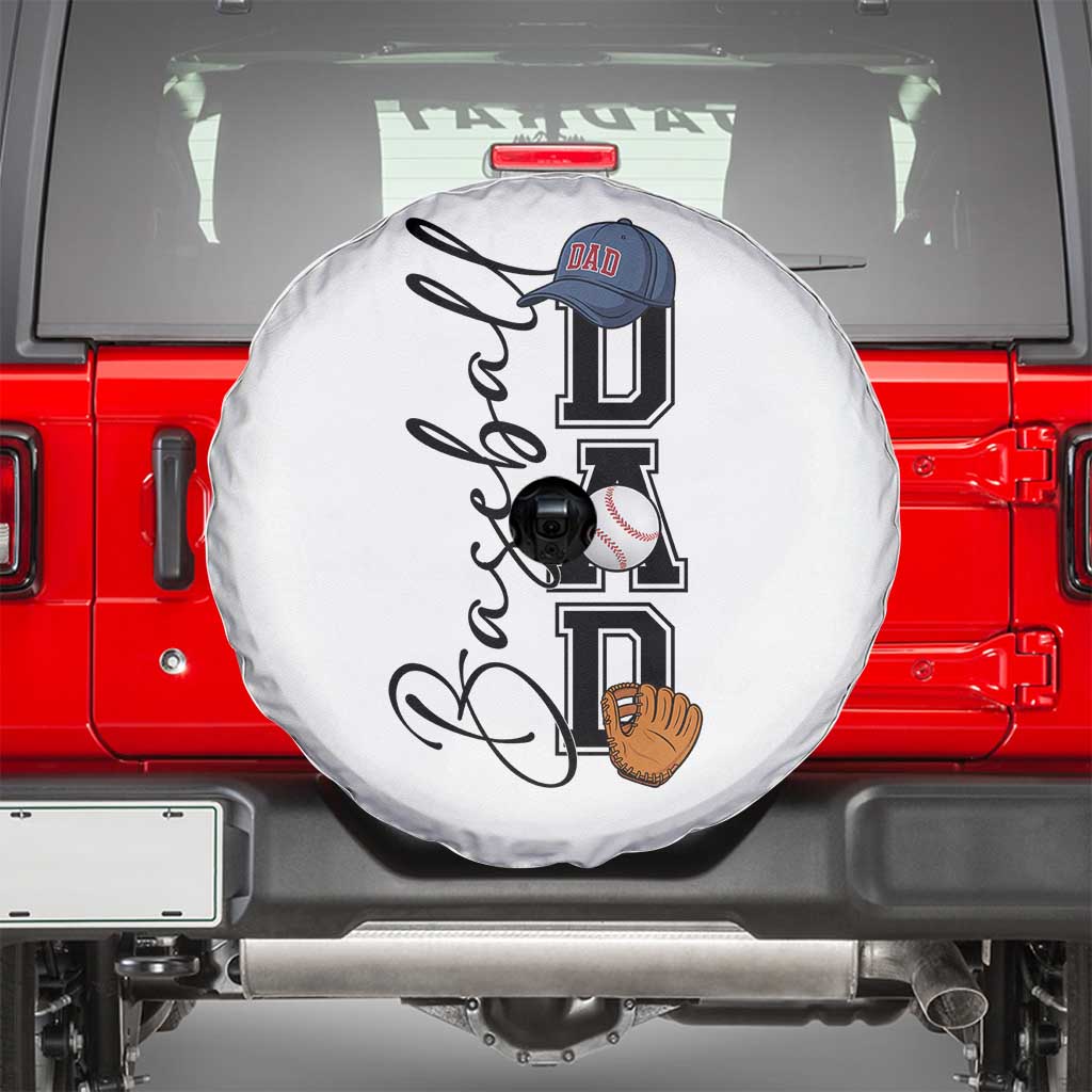 Baseball Dad Spare Tire Cover Funny Sports Papa Life Lover - Wonder Print Shop