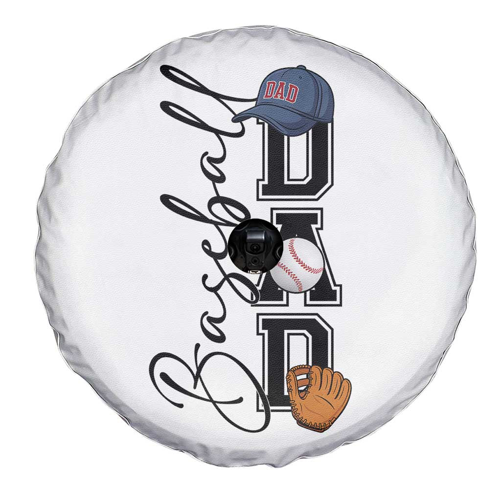 Baseball Dad Spare Tire Cover Funny Sports Papa Life Lover - Wonder Print Shop
