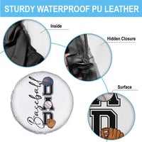 Baseball Dad Spare Tire Cover Funny Sports Papa Life Lover - Wonder Print Shop