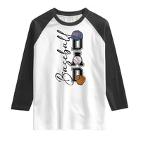 Baseball Dad Raglan Shirt Funny Sports Papa Life Lover - Wonder Print Shop