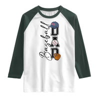 Baseball Dad Raglan Shirt Funny Sports Papa Life Lover - Wonder Print Shop