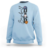 Baseball Dad Sweatshirt Funny Sports Papa Life Lover - Wonder Print Shop