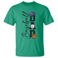 Baseball Dad T Shirt Funny Sports Papa Life Lover - Wonder Print Shop