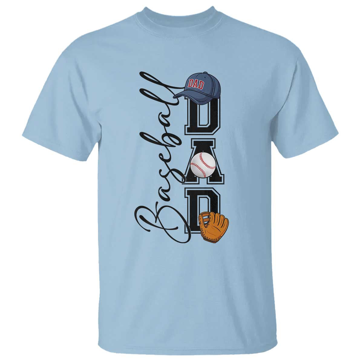 Baseball Dad T Shirt Funny Sports Papa Life Lover - Wonder Print Shop