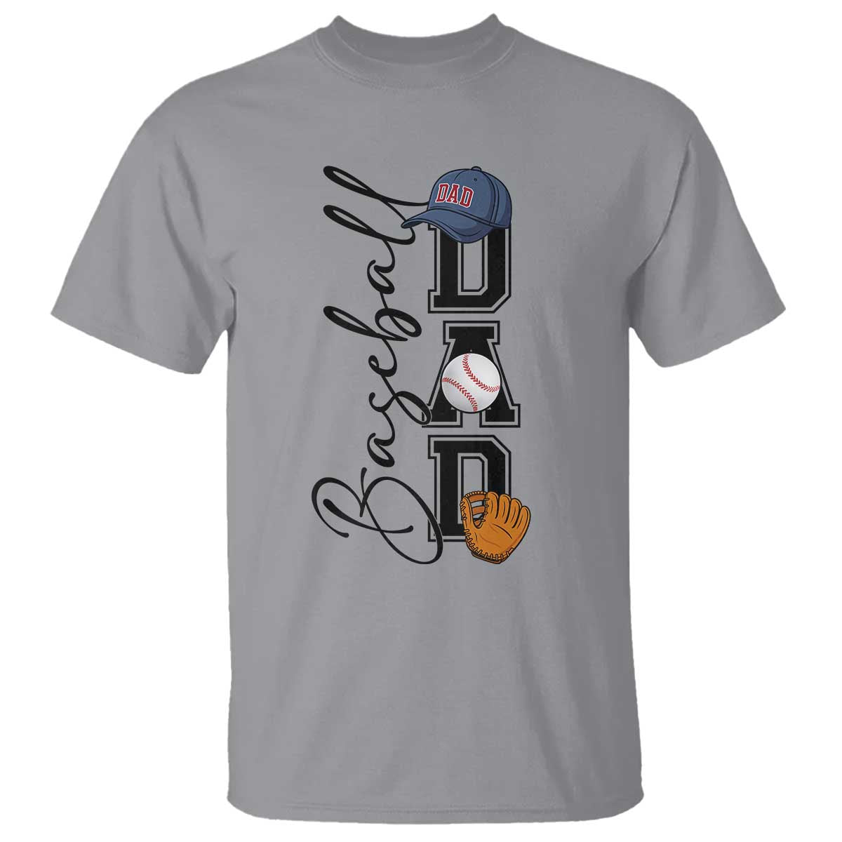 Baseball Dad T Shirt Funny Sports Papa Life Lover - Wonder Print Shop