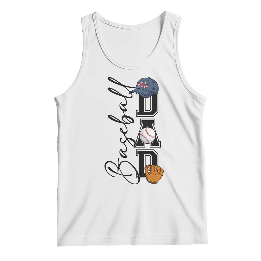 Baseball Dad Tank Top Funny Sports Papa Life Lover - Wonder Print Shop