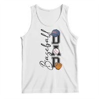 Baseball Dad Tank Top Funny Sports Papa Life Lover - Wonder Print Shop
