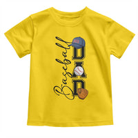 Baseball Dad Toddler T Shirt Funny Sports Papa Life Lover - Wonder Print Shop