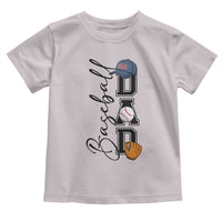 Baseball Dad Toddler T Shirt Funny Sports Papa Life Lover - Wonder Print Shop