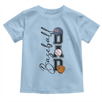 Baseball Dad Toddler T Shirt Funny Sports Papa Life Lover - Wonder Print Shop
