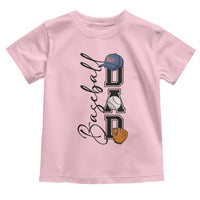 Baseball Dad Toddler T Shirt Funny Sports Papa Life Lover - Wonder Print Shop