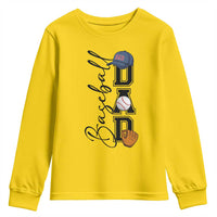 Baseball Dad Youth Sweatshirt Funny Sports Papa Life Lover - Wonder Print Shop