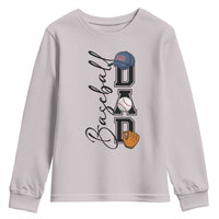 Baseball Dad Youth Sweatshirt Funny Sports Papa Life Lover - Wonder Print Shop