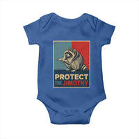 Protect The Jimothy Baby Onesie Funny Retro Trash Panda Animal Lover Meme