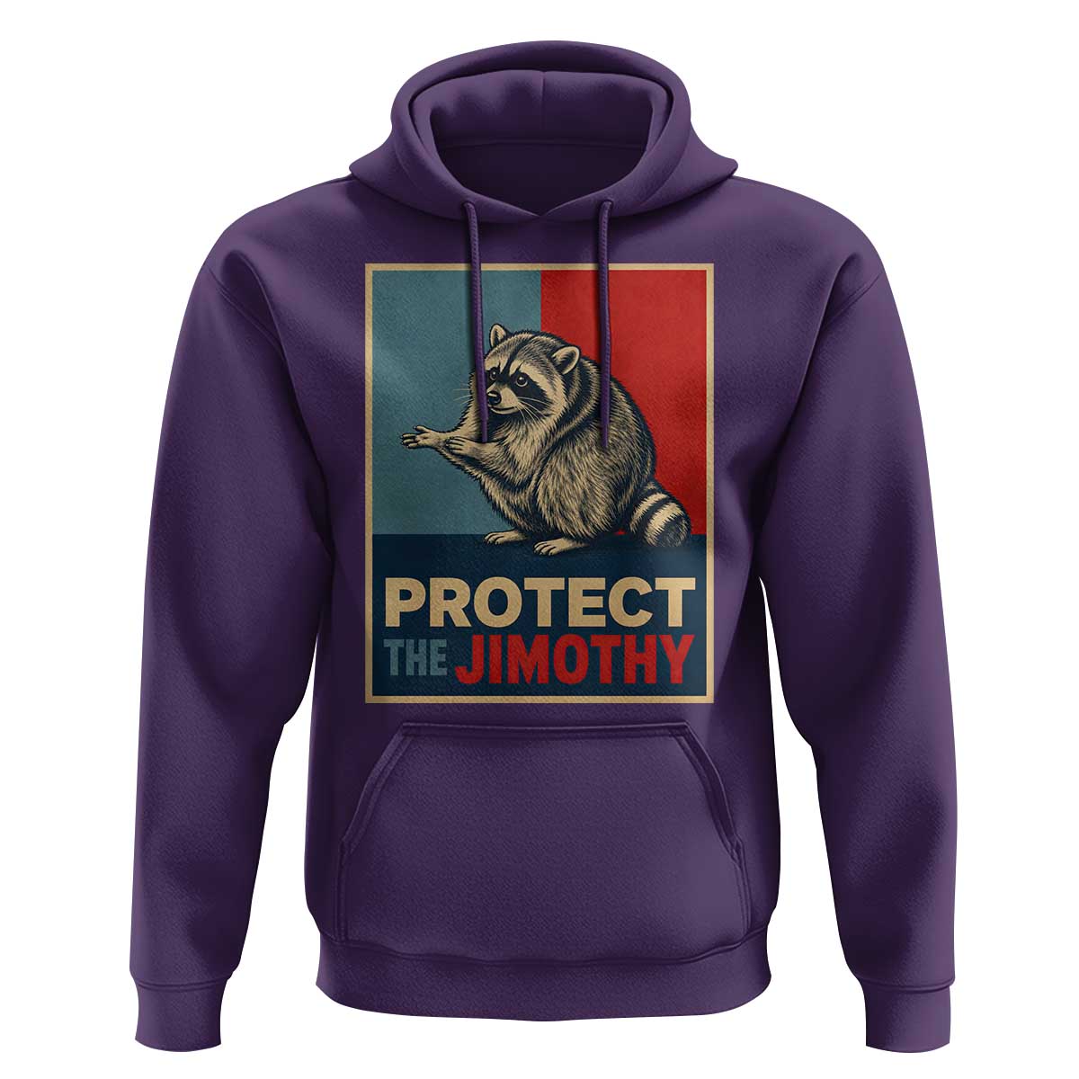 Protect The Jimothy Hoodie Funny Retro Trash Panda Animal Lover Meme
