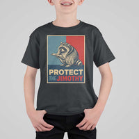 Protect The Jimothy T Shirt For Kid Funny Retro Trash Panda Animal Lover Meme