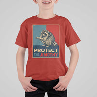 Protect The Jimothy T Shirt For Kid Funny Retro Trash Panda Animal Lover Meme