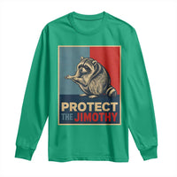 Protect The Jimothy Long Sleeve Shirt Funny Retro Trash Panda Animal Lover Meme