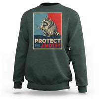 Protect The Jimothy Sweatshirt Funny Retro Trash Panda Animal Lover Meme