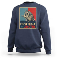 Protect The Jimothy Sweatshirt Funny Retro Trash Panda Animal Lover Meme