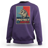 Protect The Jimothy Sweatshirt Funny Retro Trash Panda Animal Lover Meme