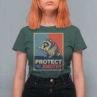 Protect The Jimothy T Shirt For Women Funny Retro Trash Panda Animal Lover Meme