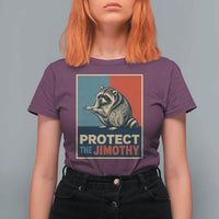 Protect The Jimothy T Shirt For Women Funny Retro Trash Panda Animal Lover Meme