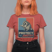 Protect The Jimothy T Shirt For Women Funny Retro Trash Panda Animal Lover Meme