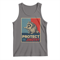 Protect The Jimothy Tank Top Funny Retro Trash Panda Animal Lover Meme