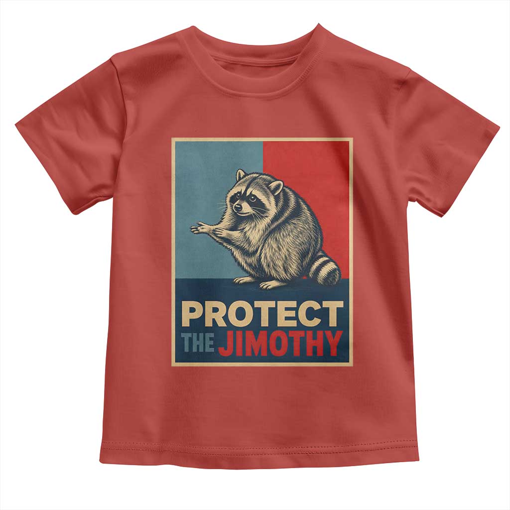 Protect The Jimothy Toddler T Shirt Funny Retro Trash Panda Animal Lover Meme