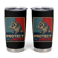 Protect The Jimothy Tumbler Cup Funny Retro Trash Panda Animal Lover Meme