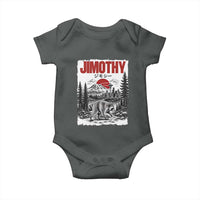 Jimothy The Raccoon Baby Onesie Seattle Skyline Mount Rainier Japanese Retro Vintage Art