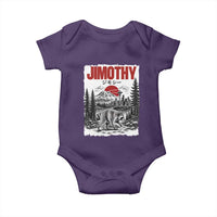 Jimothy The Raccoon Baby Onesie Seattle Skyline Mount Rainier Japanese Retro Vintage Art