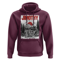Jimothy The Raccoon Hoodie Seattle Skyline Mount Rainier Japanese Retro Vintage Art