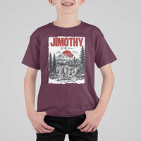 Jimothy The Raccoon T Shirt For Kid Seattle Skyline Mount Rainier Japanese Retro Vintage Art
