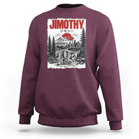 Jimothy The Raccoon Sweatshirt Seattle Skyline Mount Rainier Japanese Retro Vintage Art