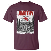 Jimothy The Raccoon T Shirt Seattle Skyline Mount Rainier Japanese Retro Vintage Art