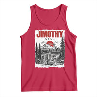 Jimothy The Raccoon Tank Top Seattle Skyline Mount Rainier Japanese Retro Vintage Art