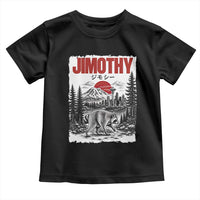 Jimothy The Raccoon Toddler T Shirt Seattle Skyline Mount Rainier Japanese Retro Vintage Art