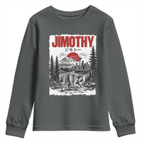 Jimothy The Raccoon Youth Sweatshirt Seattle Skyline Mount Rainier Japanese Retro Vintage Art