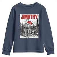 Jimothy The Raccoon Youth Sweatshirt Seattle Skyline Mount Rainier Japanese Retro Vintage Art