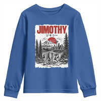 Jimothy The Raccoon Youth Sweatshirt Seattle Skyline Mount Rainier Japanese Retro Vintage Art